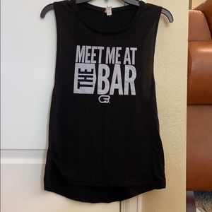 Meet Me At The Bar CycleBar Muscle Tee